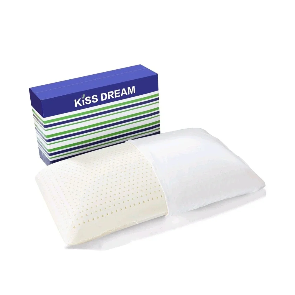 Kiss Dream Talalay Latex Pillow Queen Soft Natural Neck Shoulder Pain Relief NEW